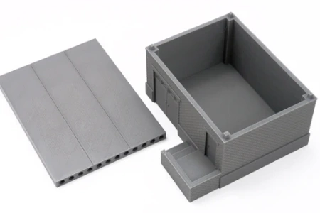 PM - Soviet Mid Size Utilities Shed - Zona Alfa / Cold War in the East - 3D Printed - 28mm