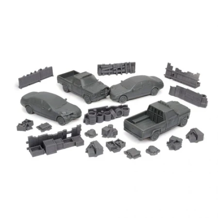 PM - Terrain Crate: Street Scatter – Urban Terrain Set (28mm Scale)