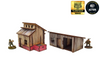 MICRO ART - WW2 NORMANDY SMALL SHEDS W. DOVECOTE (28MM)