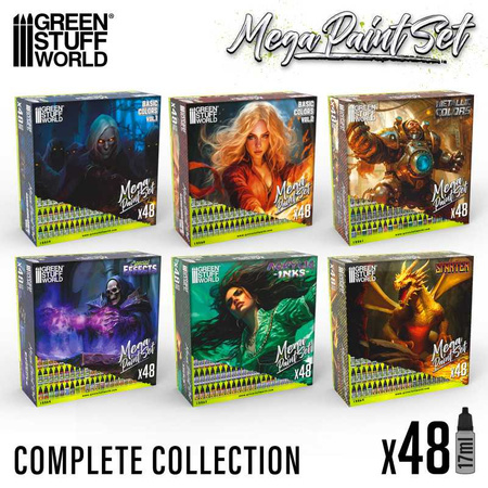 Green Stuff World Basic Mega Paint Set - Vol. 1.0