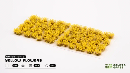 Gamers Grass: Special tufts - 6 mm - Yellow Flowers (Wild)