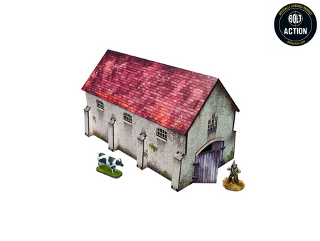 MICRO ART - WW2 NORMANDY COWSHED (28MM)
