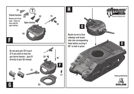 BOLT ACTION M4 Sherman Medium Tank