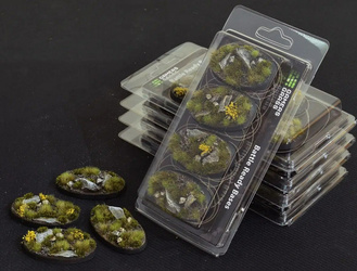 Gamers Grass: Bases Oval - Highland 60 mm (4 szt.)