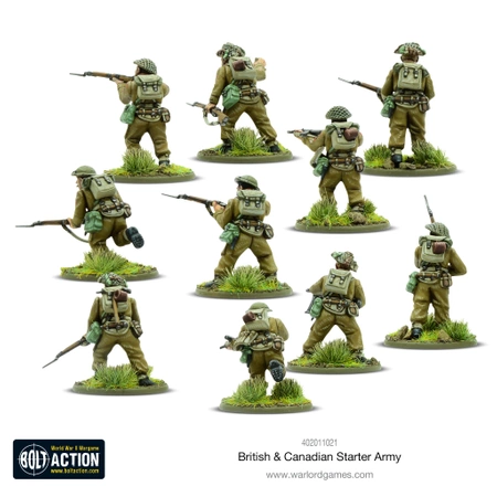 BOLT ACTION British & Canadian Army (1943-45) Starter Army