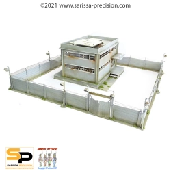 SARISSA PRECISION - Secure Compound Scenery Set (28mm)