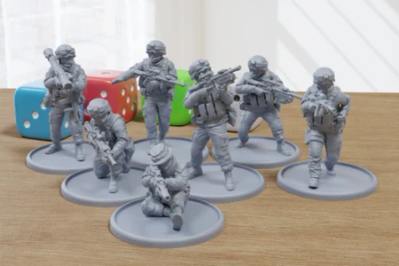 PM- USMC Specialists - 3D Printed - 28mm