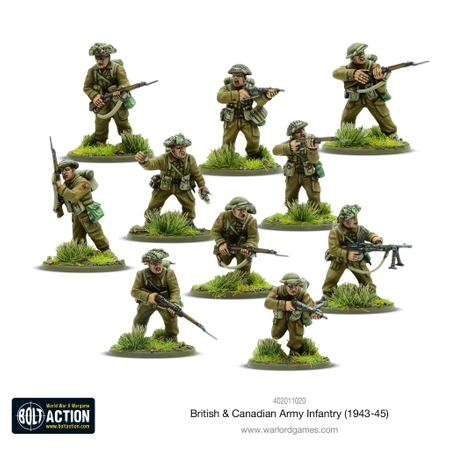 BOLT ACTION British & Canadian Army Infantry (1943-45)