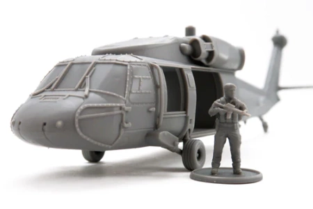 PM - UH-60A Black Hawk Helicopter - 3D Printed - 28mm