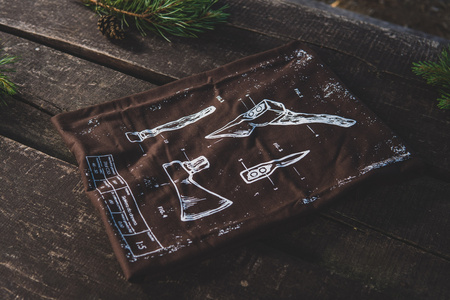 Koszulka TECH AXE brązowa Tiger Wood