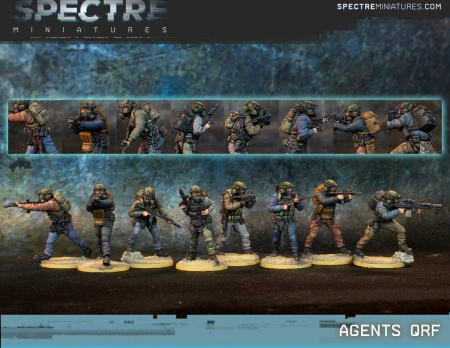 SPECTRE MINIATURES - Agent QRF Team