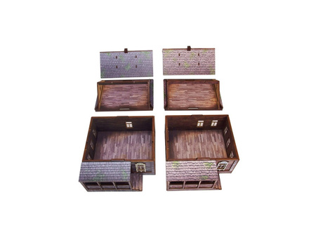 MICRO ART - WW2 Ostfront Village Doma (2) (28mm)