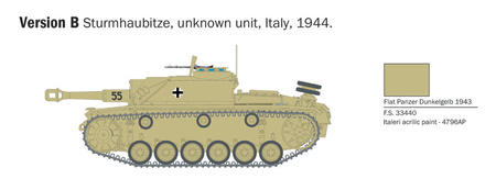 ITALERI Stug III - Sturmhaubitze 105