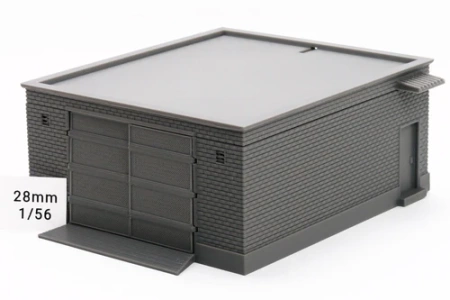 PM - Soviet Workshop Garage - 3D Printed - 28mm