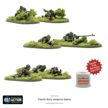 BOLT ACTION French Army Weapons Teams