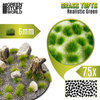 GSW - Static Grass Tufts 6 mm - Realistic Green