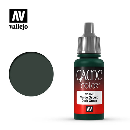 Vallejo: 72.028 - Game Color - Dark Green (18 ml)