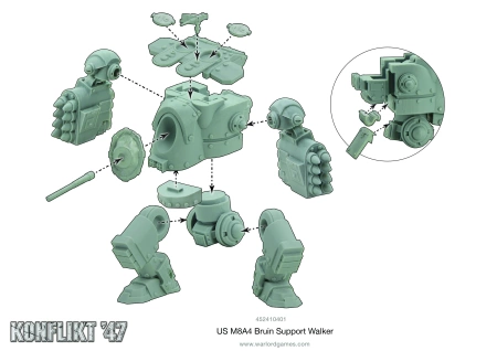 Konflikt '47 US M8A4 Bruin Medium Support Walker