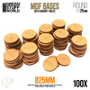 GSW - MDF Bases - Round 25 mm (Pack x100)