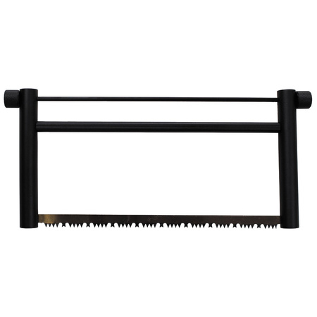 Piła typu Buck Saw z uchwytami, 2 brzeszczoty, składana czarna MFH
