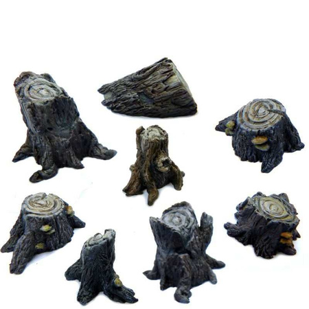 Green Stuff World Tree Stumps