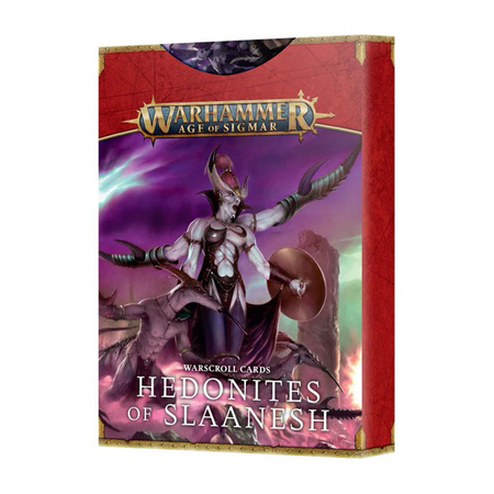 Warhammer AoS Warscroll Cards: Hedonites of Slaanesh ENG