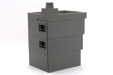 PM - Modern Middle East Urban Building MET_02 - 3D Printed - 28mm