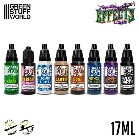 Green Stuff World Paint Set - Special Effects Vol. 2