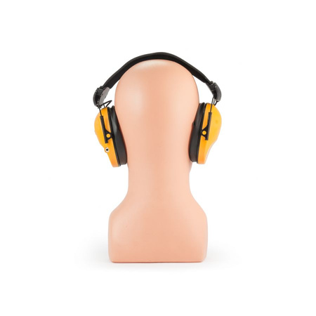 Ochronniki słuchu aktywne RealHunter Active PRO pomarańczowe + okulary