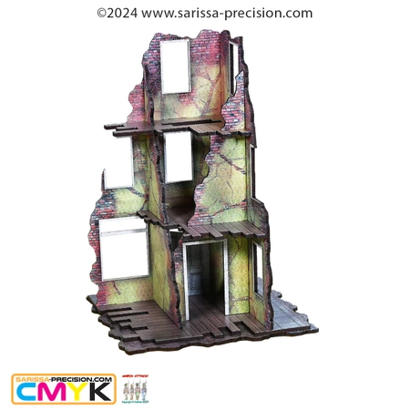SARISSA PRECISION - Destroyed City Block A (200x200) - Full Colour
