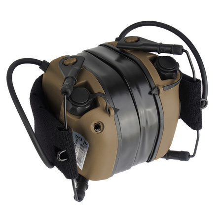 Earmor - Aktywne ochronniki słuchu M31 PLUS - Coyote Tan - M31-TN (PLUS)