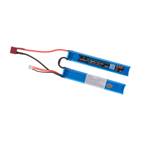 Bateria Lipo 7.4V 1300mAh 25C 1+1 T-Plug Nimrod
