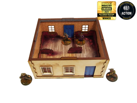 MICRO ART - WW2 NORMANDY TOWNHOUSE 3 (28MM)