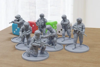 PM - USMC Rifle Squad - 3D Printed - 28mm