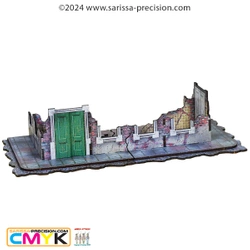 SARISSA PRECISION - Destroyed City Ground Floors - Corners x2 - Full Colour