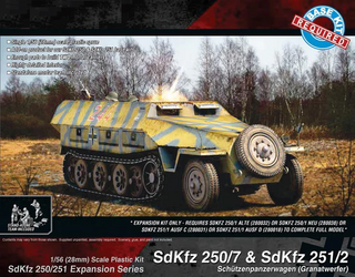 RUBICON 280043 - SdKfz 250/251 Expansion Set- SdKfz 250/7 & 251/2 Mortar Carrier