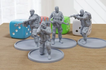 PM - African Militia - 3D Printed - 28mm