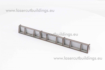 Barykady niskie - Umocnienia I LBHP0026 - prepaint - 1:56 / 28mm