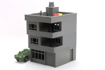 PM - Modern Middle East Urban Building MET_02 - 3D Printed - 28mm