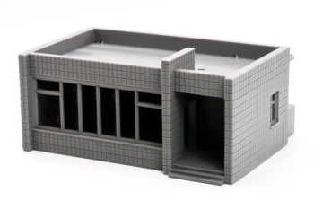 PM - Soviet Small Pump Station Shop - 3D Printed - 28mm