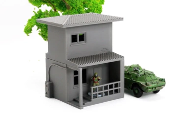 PM - Zona Alfa Small Guard House / Cold War in the East - 3D Printed - 28mm