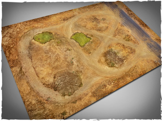 DEEP-CUT Gaslands - Mousepad, 4x6 feet