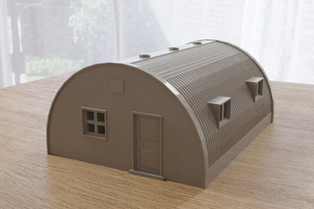 PM - Quonset Hut Barrack - 3D Printed - 28mm