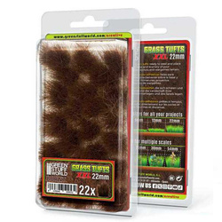 GSW - Grass TUFTS XXL - 22mm self-adhesive - BURNT