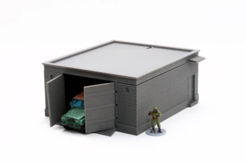 PM - Soviet Workshop Garage - 3D Printed - 28mm