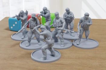 PM - Middle East Insurgent Specialists - 3D Printed - 28mm