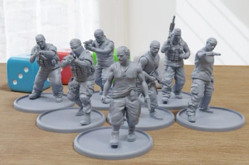 PM - Cartel Street Gang - 3D Printed - 28mm