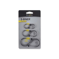 S-Biner SlideLock Set #2, #3, #4 Stalowy Nite Ize