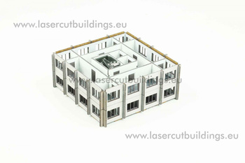 Biurowiec II dodatkowe piętra LBHP0358 - prepaint - 1:56 / 28mm