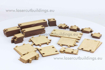 Zestaw dróg i chodników LBH0321 - 1:56 / 28mm 